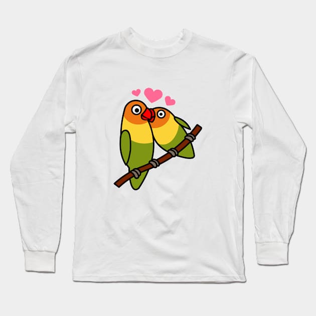 Love birds Long Sleeve T-Shirt by ManojTdesign